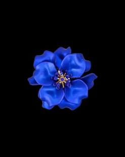 Spilla - Sapphire Blossom
